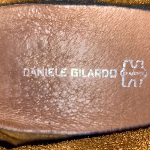 Women's Lace-Up Ankle Boots in chestnut brown. 100% genuine soft leather - Picture 5 of 9